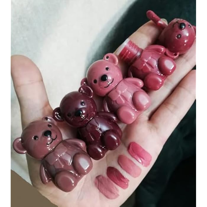 احمر شفاه مط مكون من اربع قطع دباديب الوان مختلفه جروب 2 - Image 3